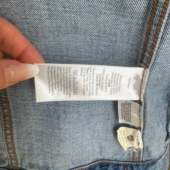 Madewell Denim Jacket Classic Wash – Size M - Picture 4 of 6